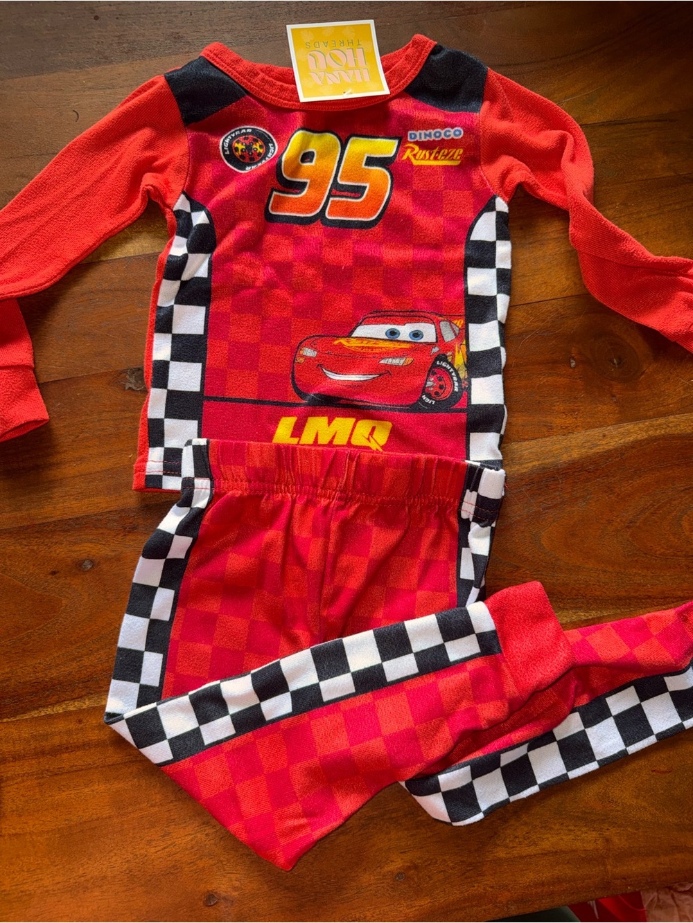 Cars Lightning McQueen Red‎ Kids Pajama Set